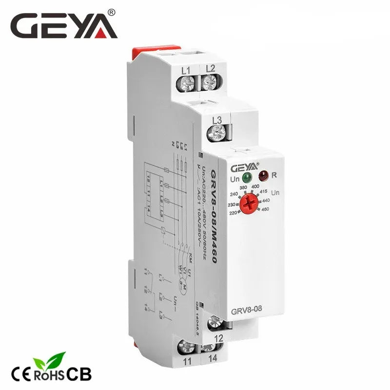3 phase voltage sensing relay GRV8-08