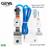 GYR10N-50 18mm 230V 1P+N 6KA Type RCBO Circuit Breaker
