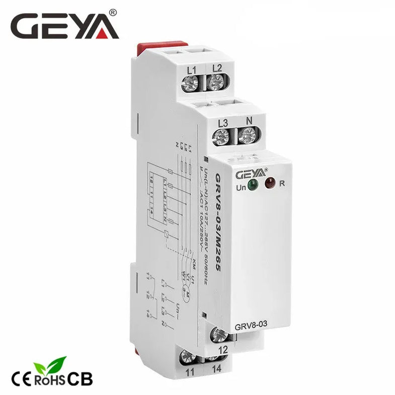 Geya In Stabilizer Price Relays 3 Phase Voltage Monitoring Relay - Foto 4