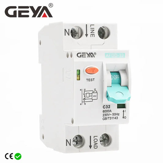 AFDD-32 32A 6KA 1P+N MCB Circuit Breaker