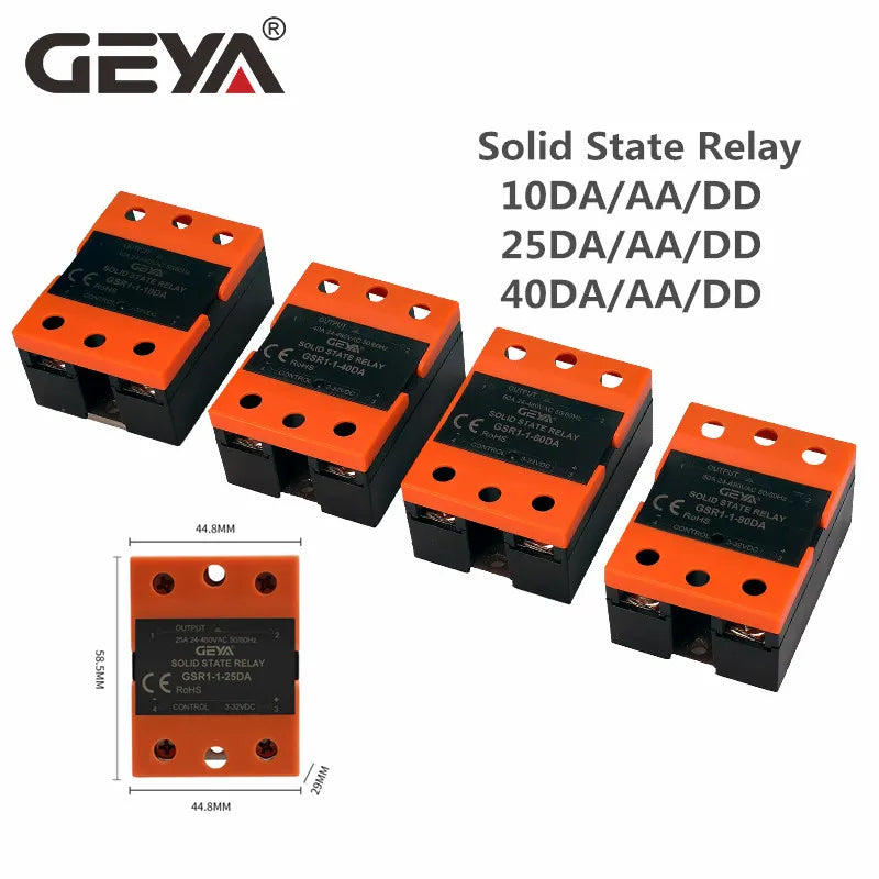 DC-AC/DC-DC/AC-AC Single Phase Solid State Relay GSR1