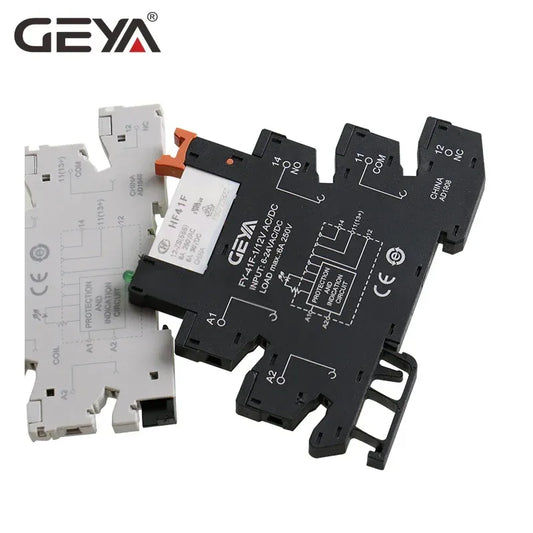 FY-41F 6.2mm Din Rail Slim Relay Socket