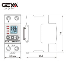 GPS8-05 32A/40A/63A/80A 220VAC Voltage Protective Device