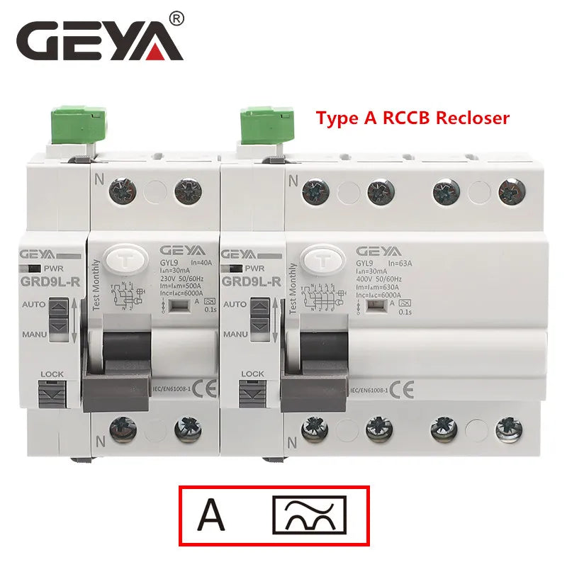 Auto Reclose Rccb GRD9L-R-A RCCB Auto Recloser – GEYA