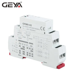 GRM8 AC230V/AC/DC12-240V Din Rail Latching Relay