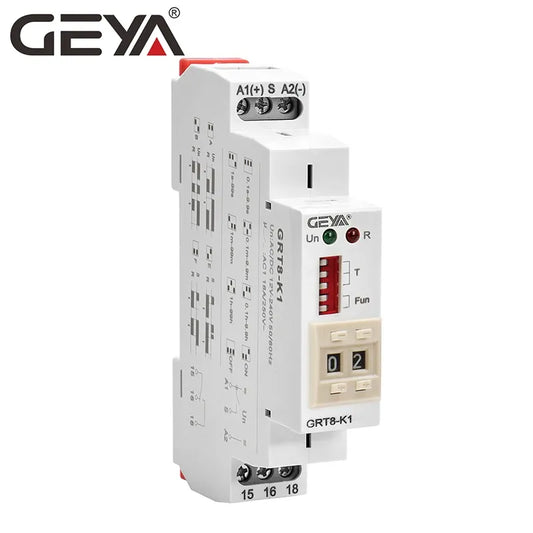 GRT8-K AC/DC 12V/24V/220V/230V Delay On/Off Digital Setting Multifunction Timer Relay