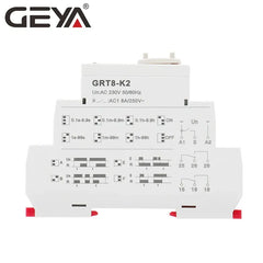 GRT8-K AC/DC 12V/24V/220V/230V Delay On/Off Digital Setting Multifunction Timer Relay