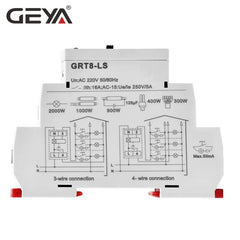 GRT8-LS/LM 16A 230VAC Din Rail Staircase Switch