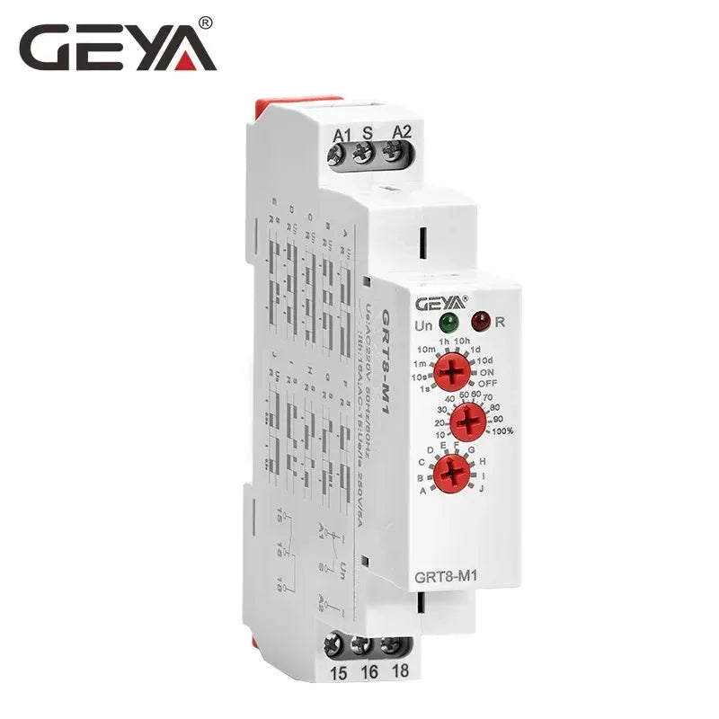 GRT8-M 16A AC/DC 12V/24V/220V/230V Multifunction Timer Relay