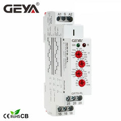 GRT8-RL 16A 2NO2NC AC230V/AC/DC12-240V Left Right Inverser Time Relay