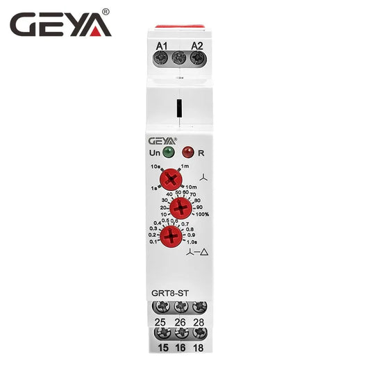 GRT8-ST AC230V/380V-440V/AC/DC12V-240V Star Delta Timer Relay