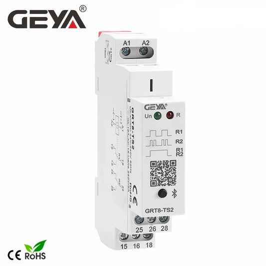 GRT8-TS 16A AC/DC24V-240V Mobile Control APP Bluetooth Control Time Relay