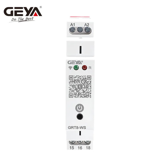 GRT8-WS 16A AC/DC110-240V Smart Home Remote Control Switch WlFl Timer Switch