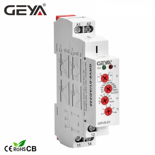 GRV8-01 With LED Display Single Phase Voltage Relay