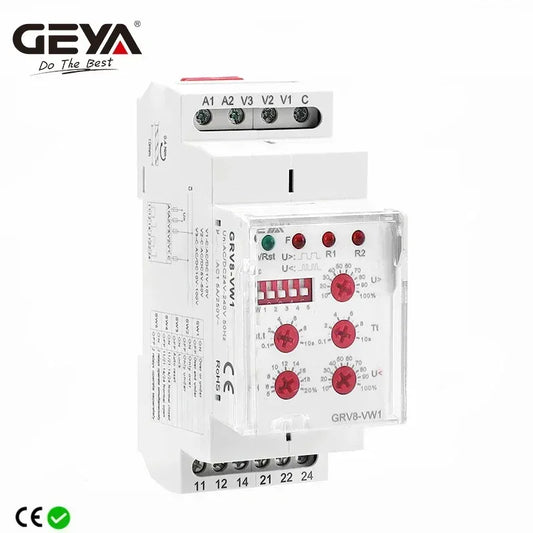 GRV8-VW 5A 2SPDT Single Phase Voltage Relay