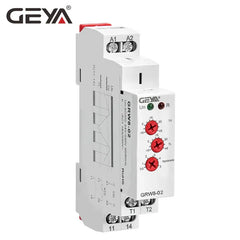 GRW8-01/02 16A AC/DC24-240V Din Rail Temperature Control Relay