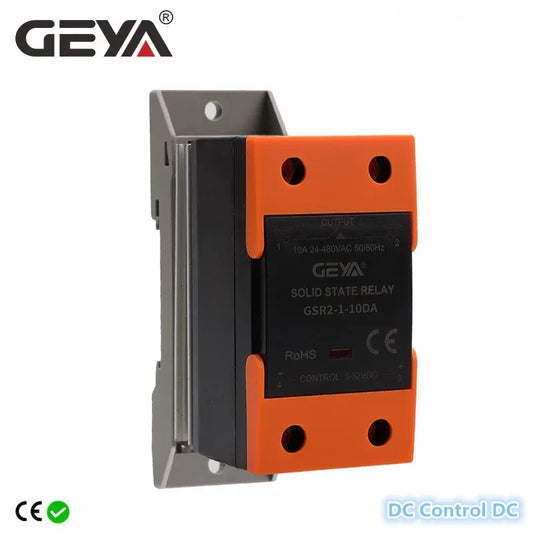 GSR2-1 10DA/25DA/40DA/DC/AC Single Phase SSR Din Rail Solid State Relay