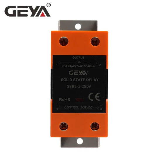 GSR2-1 10DA/25DA/40DA/DC/AC Single Phase SSR Din Rail Solid State Relay