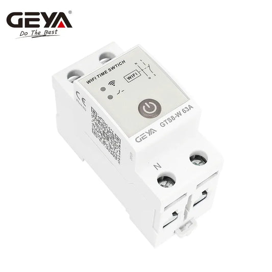 GTS8-W AC220V/32A/40A/63A/80 DIN Rail Smart Home Wireless Remote WlFl Timer Switch