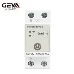 GTS8-W AC220V/32A/40A/63A/80 DIN Rail Smart Home Wireless Remote WlFl Timer Switch