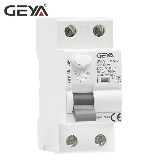 GYL9 2P Type A RCD RCCB Current Circuit Breaker