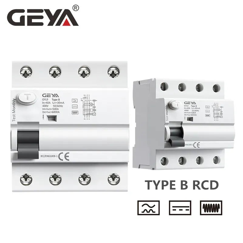 GYL9 Type B RCD RCCB Current Circuit Breaker